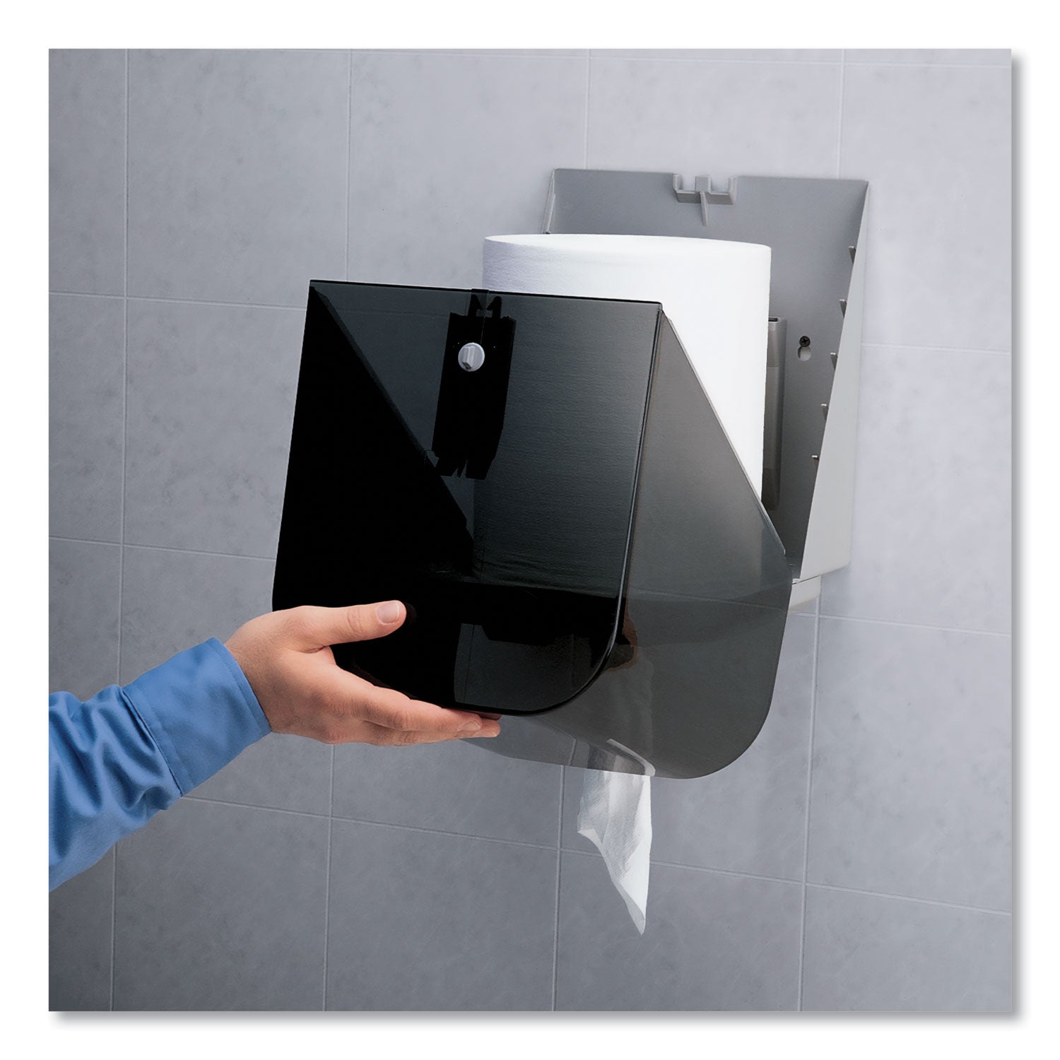 Kimberly-Clark Professional* In-Sight Sr. Center Pull Dispenser, 10.65 x 10 x 12.5, Smoke