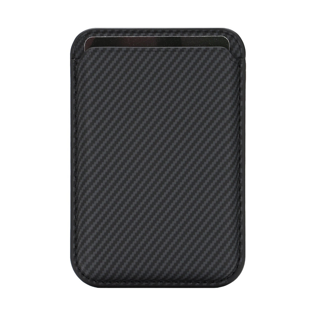 Ultra-thin Magnetic Carbon-fiber-pattern Card Holder