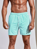 Men's 3D Striped Print Sports Shorts — Sizes S–5XL