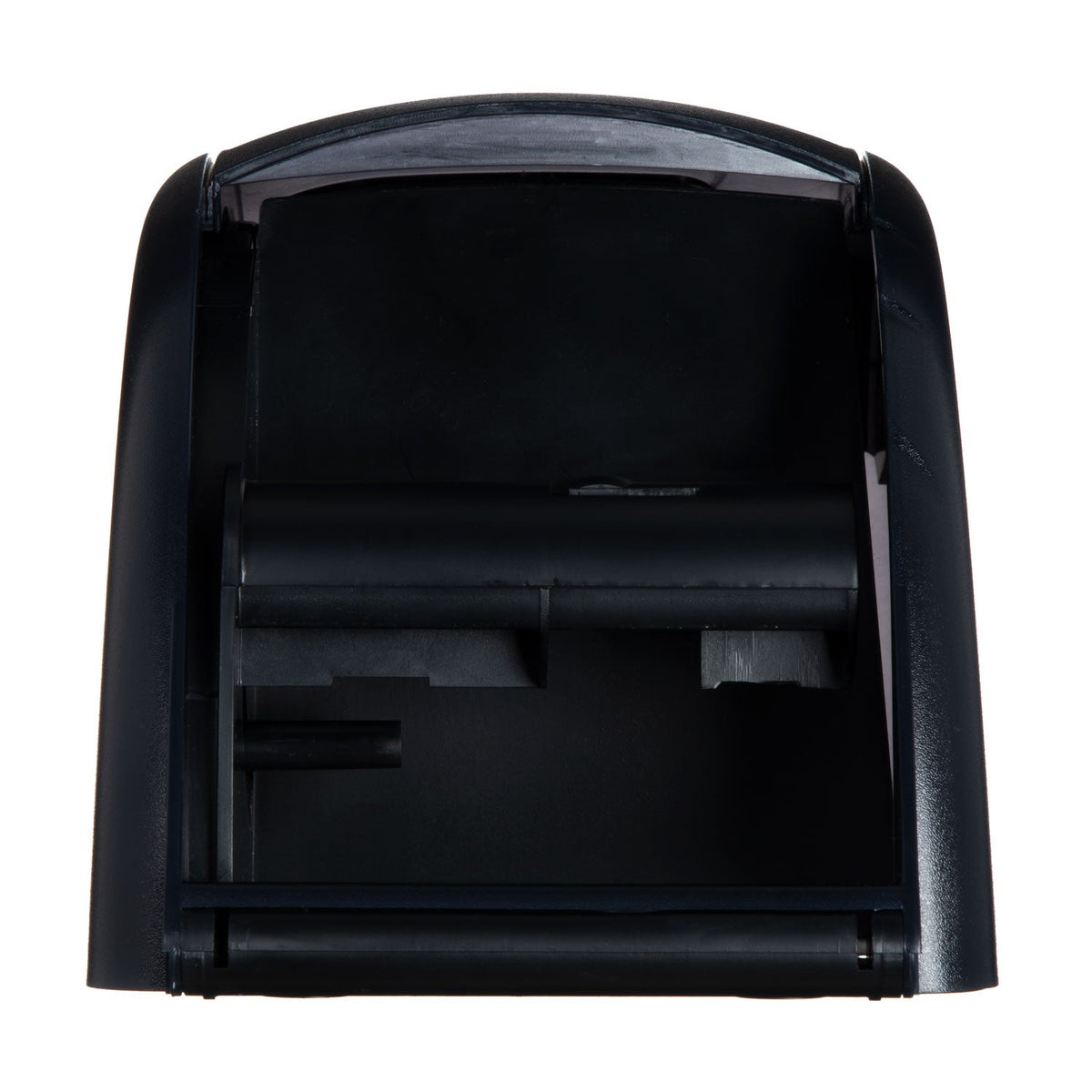 San Jamar Duett Standard Bath Tissue Dispenser, Oceans, 7.5 x 7 x 12.75, Transparent Black Pearl