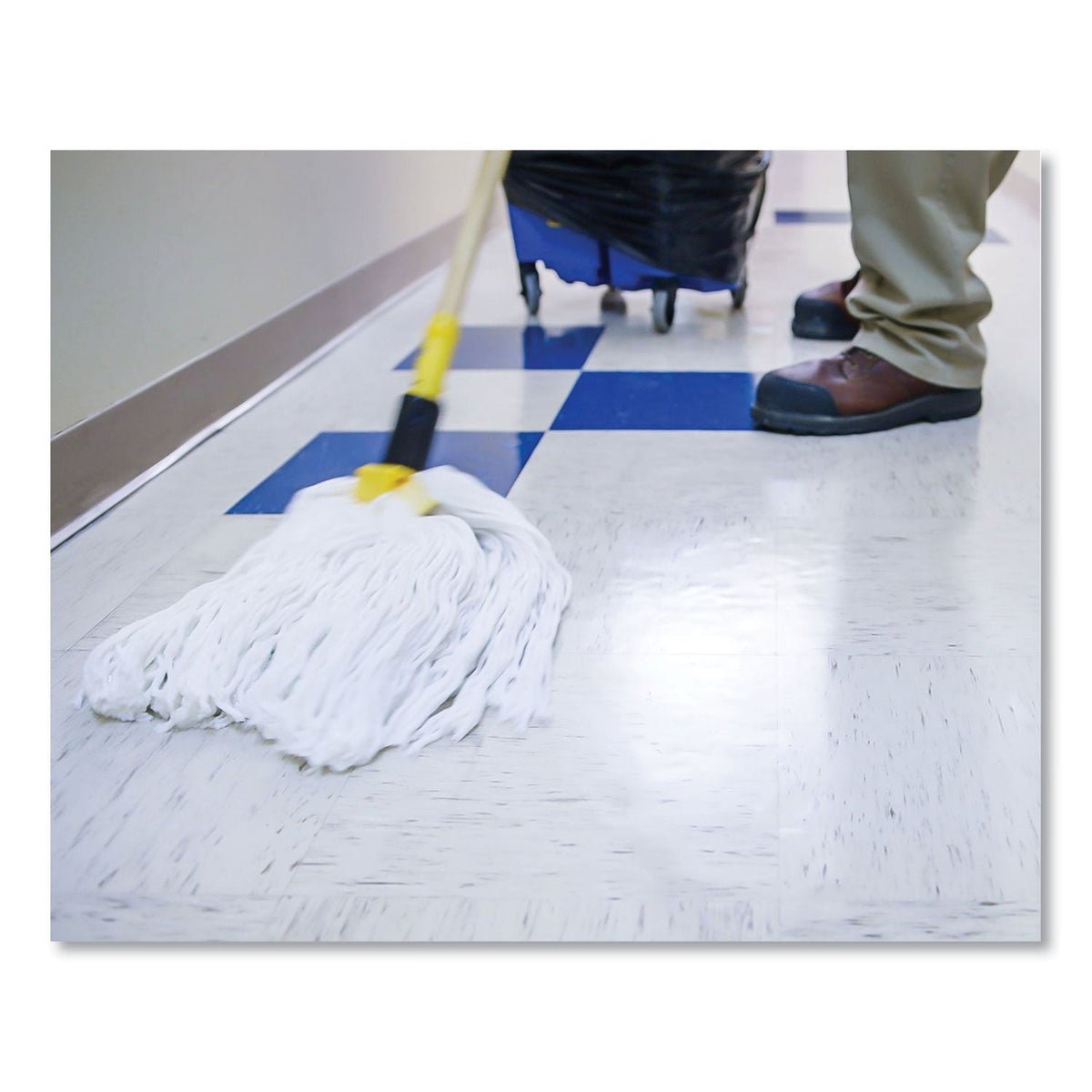 Zep Commercial Wet Look Floor Polish, 1 gal, 4/Carton
