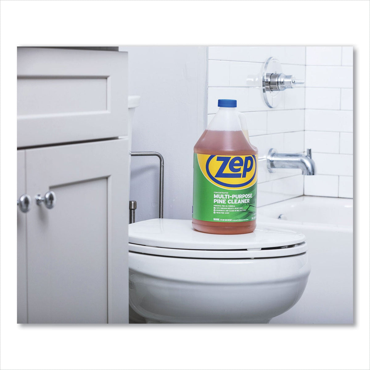 Zep Commercial Pine Multi-Purpose Cleaner, Pine Scent, 1 gal, 4/Carton