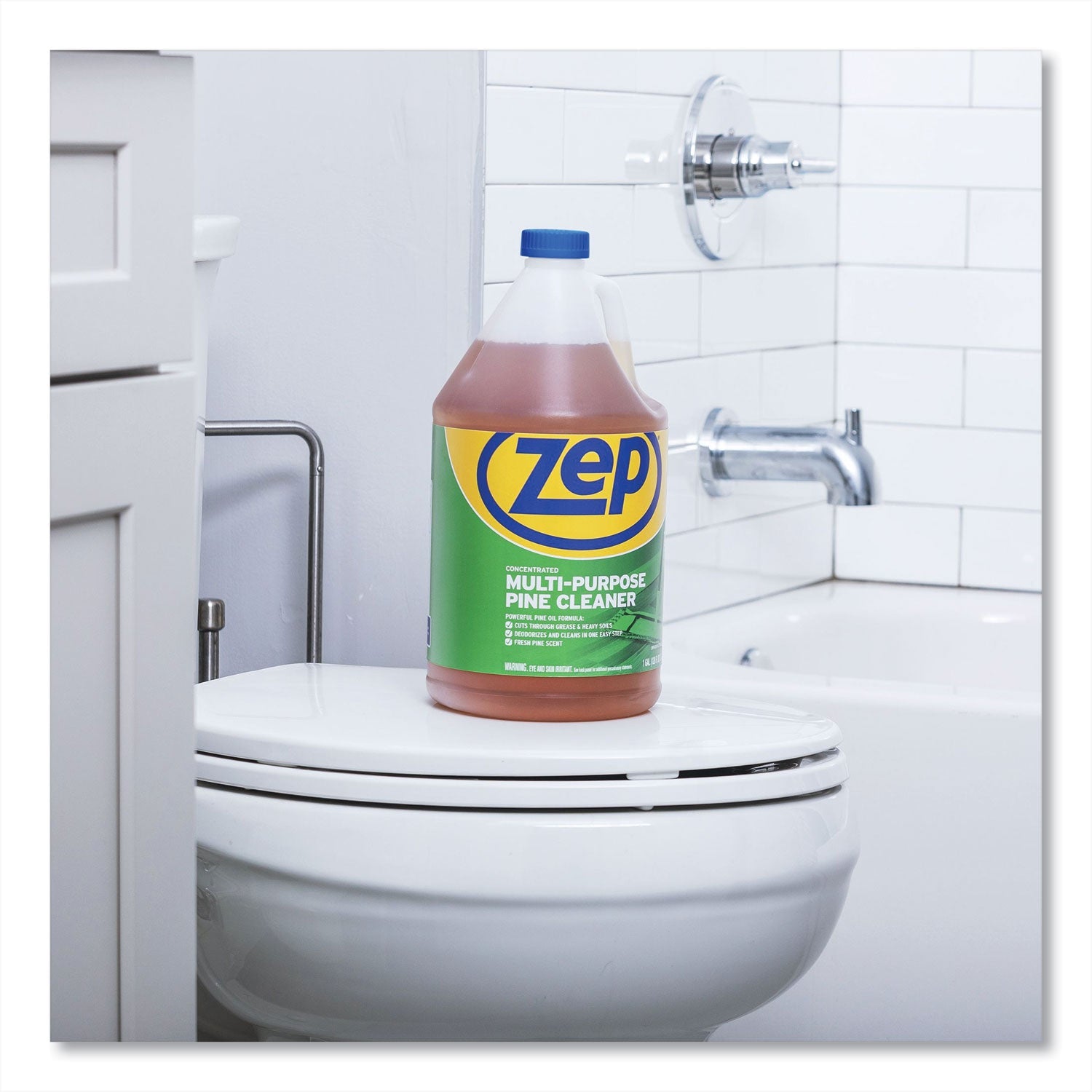 Zep Commercial Pine Multi-Purpose Cleaner, Pine Scent, 1 gal, 4/Carton