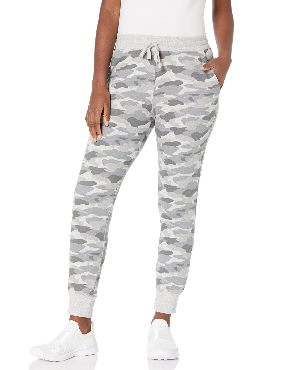 Amazon Essentials Women's Cotton Fleece Jogger Sweatpants with Drawstring (Available in Plus Size)