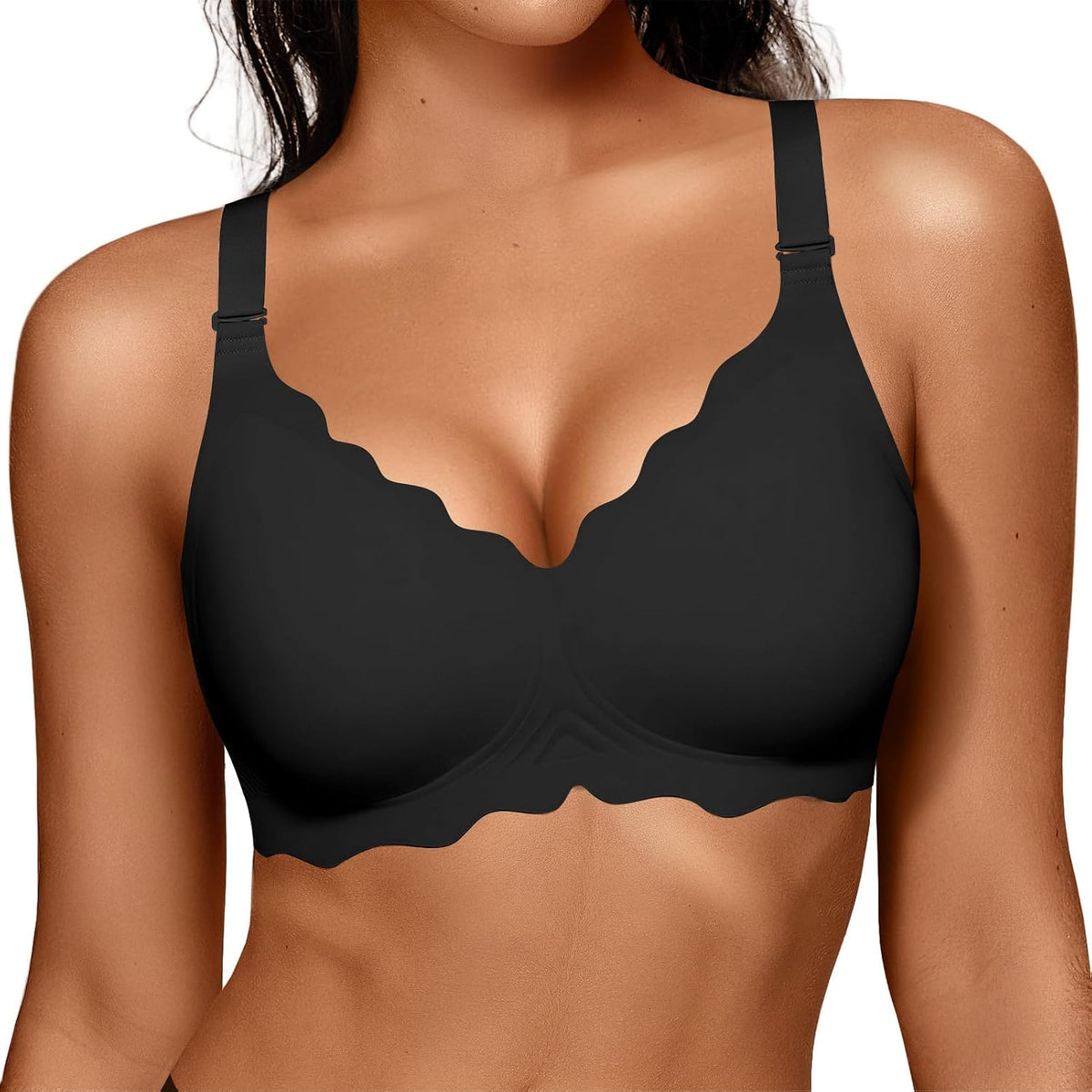 OEAK Women Value Series Jelly Bras Wireless Pushup Convertible Bra