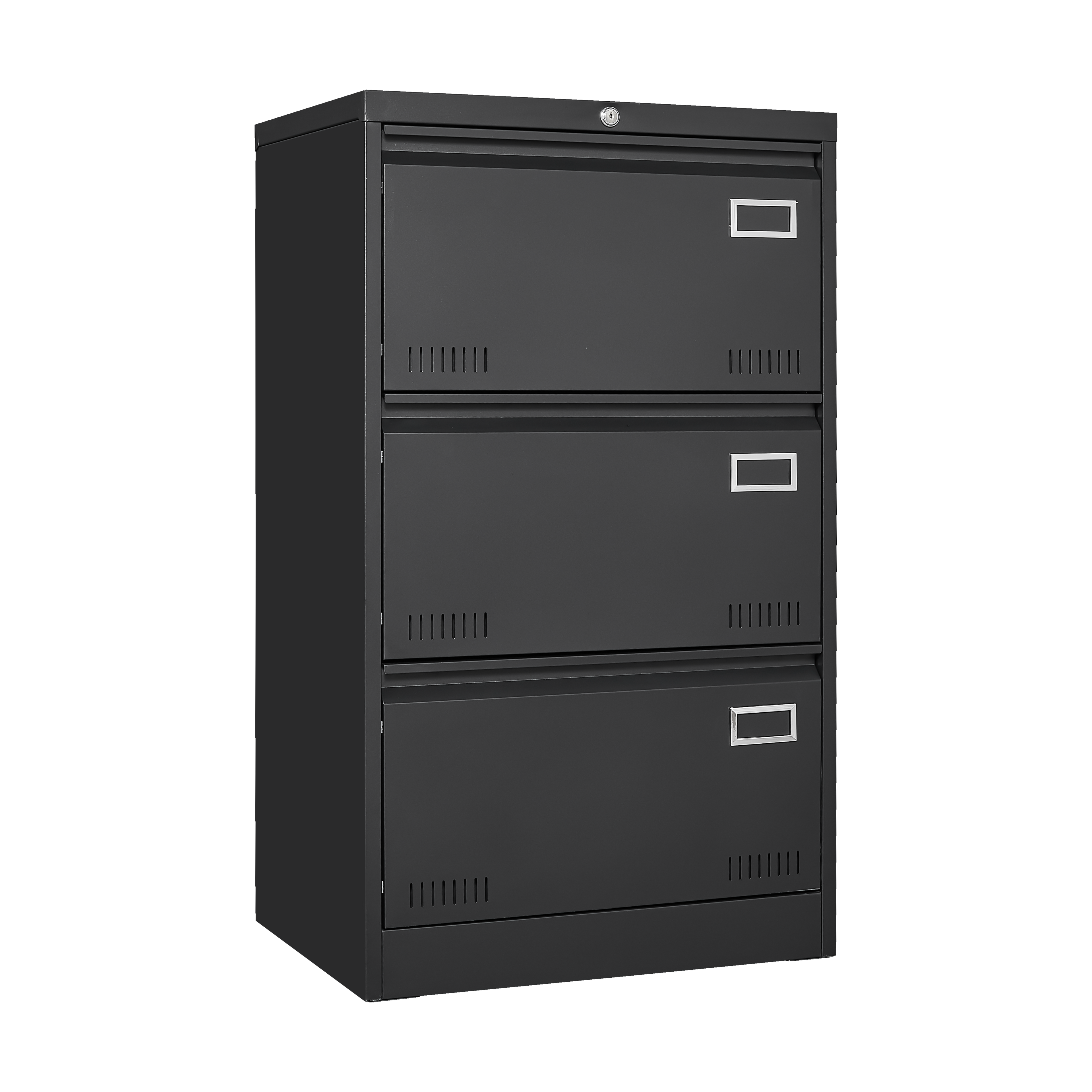 Filing Cabinet Lateral File Cabinet 3 Drawer Blcak Locking Metal File Cabinets Three Drawer