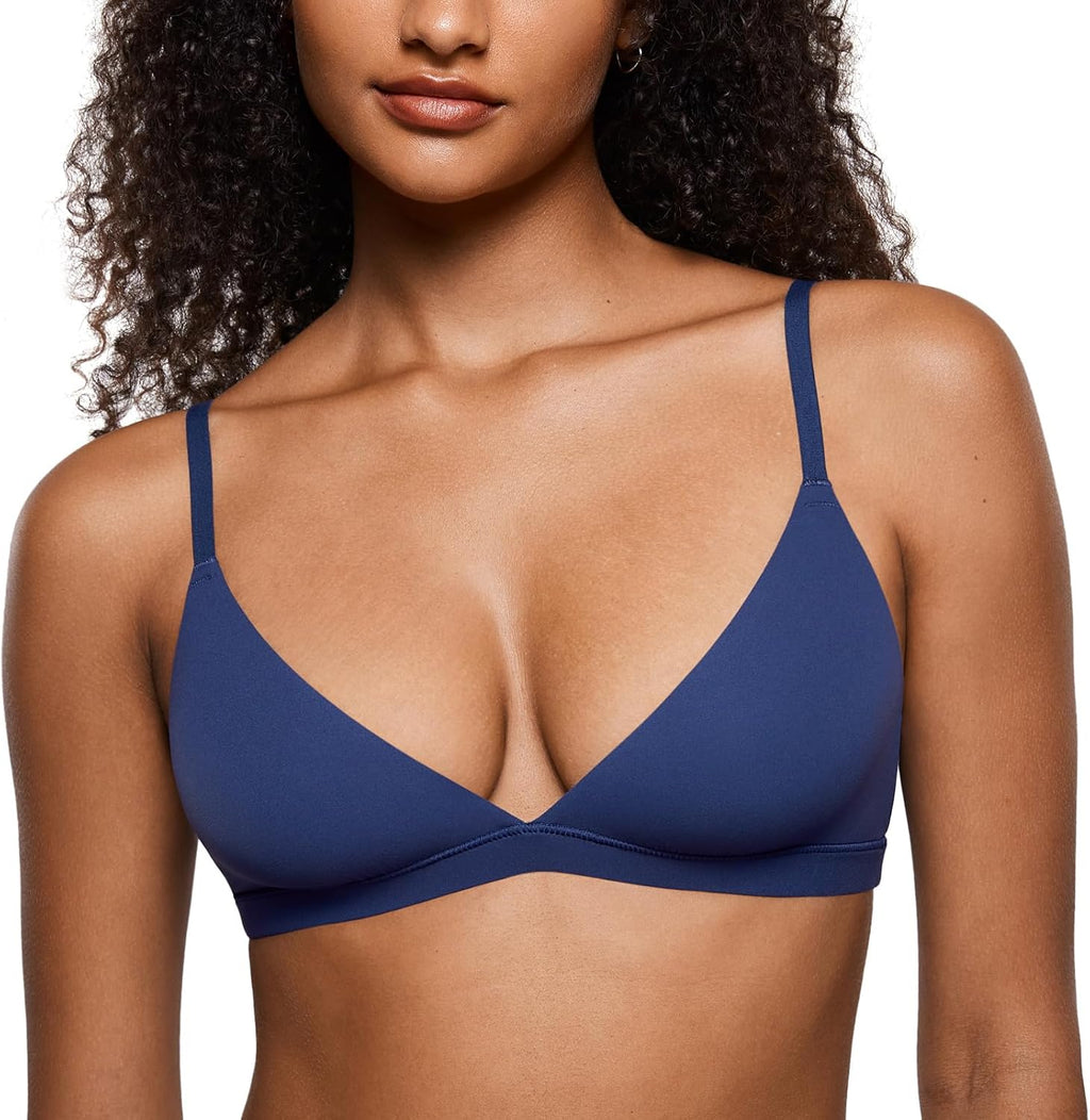 INLYRIC Women's Unlined Triangle Bralette