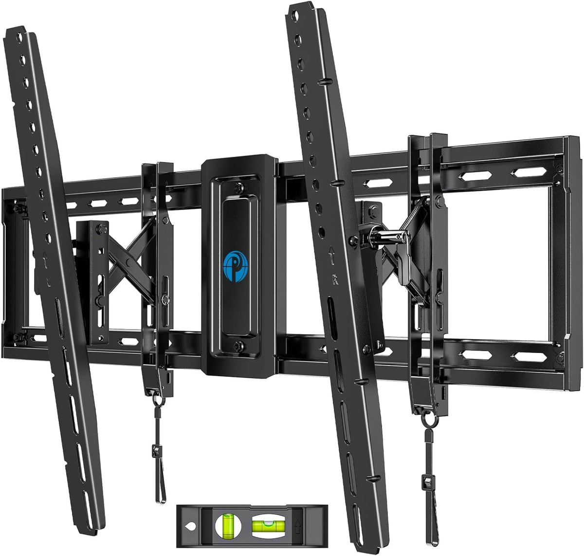 Pipishell TV Wall Mount for 26-74 inch LED LCD OLED 4K TVs up to 99lbs, Full Motion TV Mount Bracket Articulating Swivel Extension Tilting Leveling Max VESA 400x400mm, Fits 12/16 Inch Wood Studs