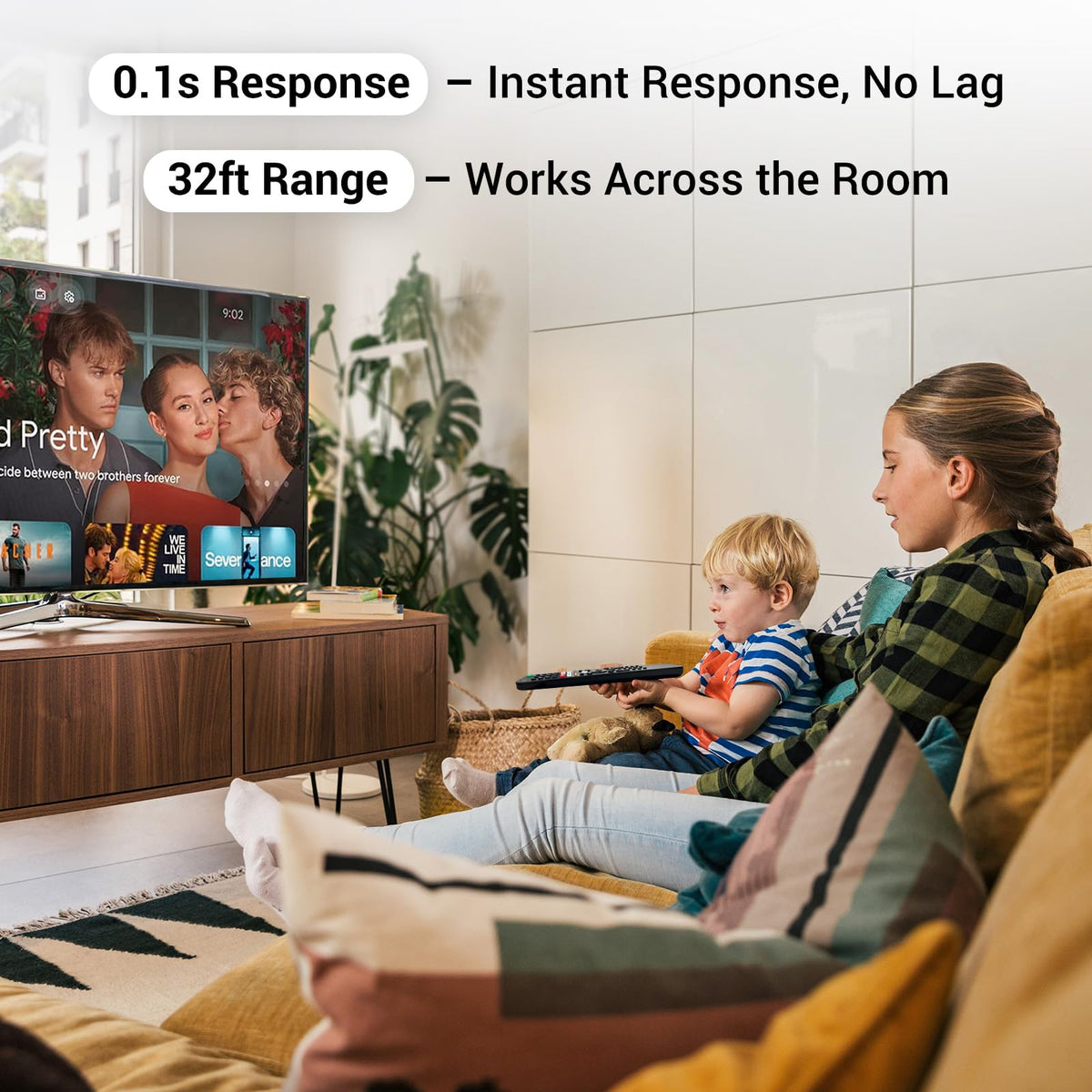 (2 Pack) Replacement Remote Control for Roku TV, for TCL Roku/Onn Roku TVs