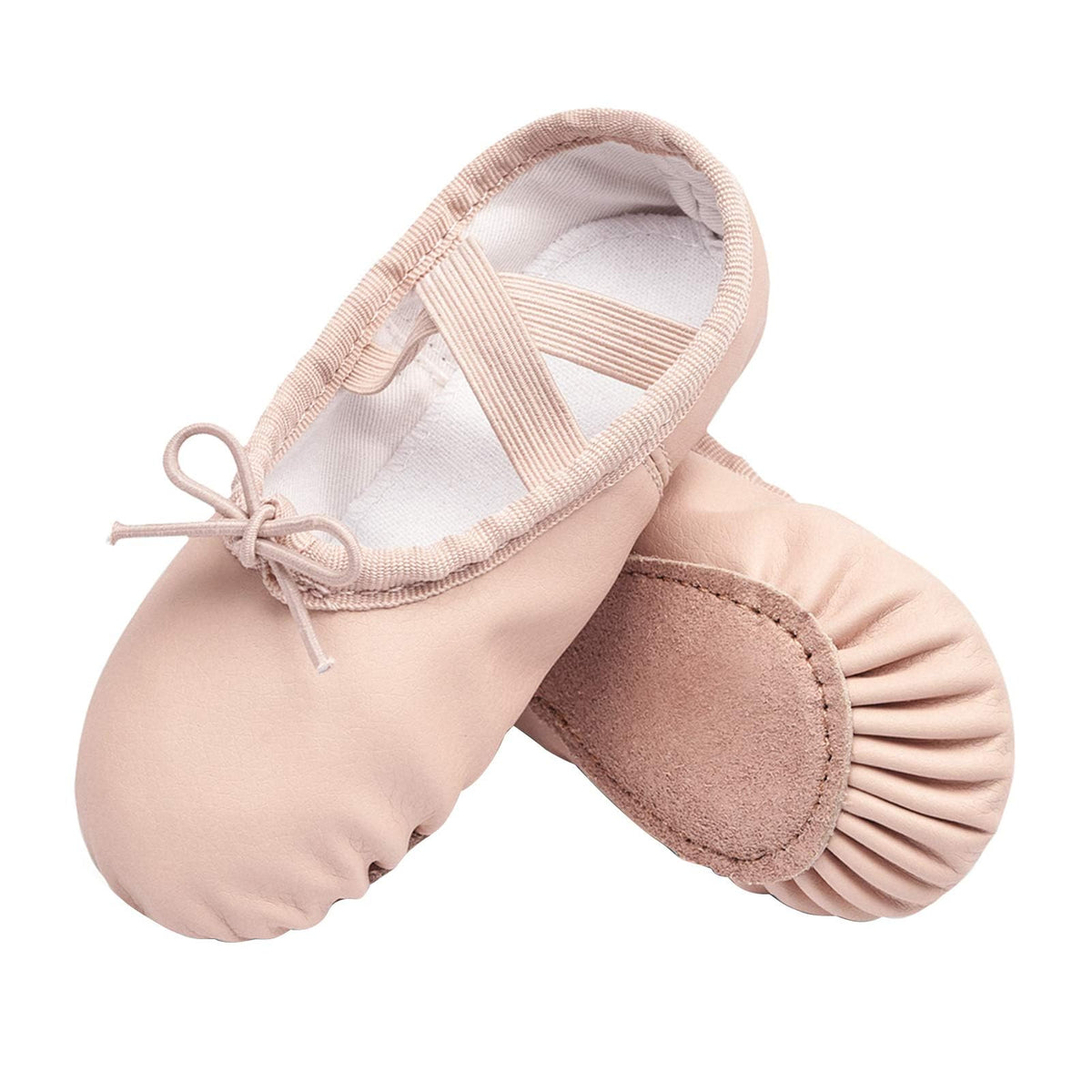 Stelle Ballet Shoes for Girls Toddler Soft Leather Split Sole
