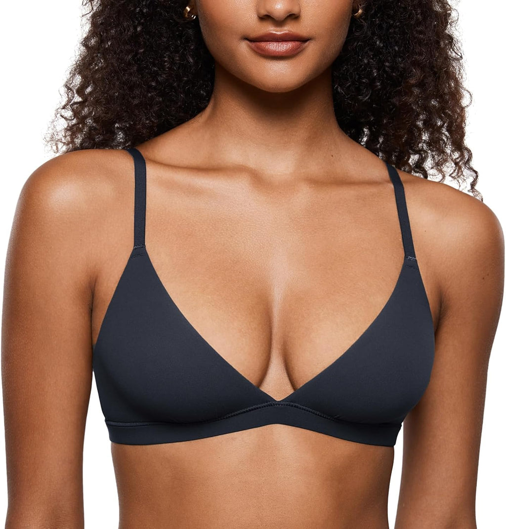 INLYRIC Women's Unlined Triangle Bralette