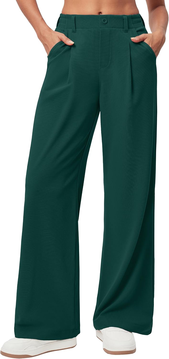 Ewedoos Wide Leg Dress Work Pants for Women Business Casual Office Outfits