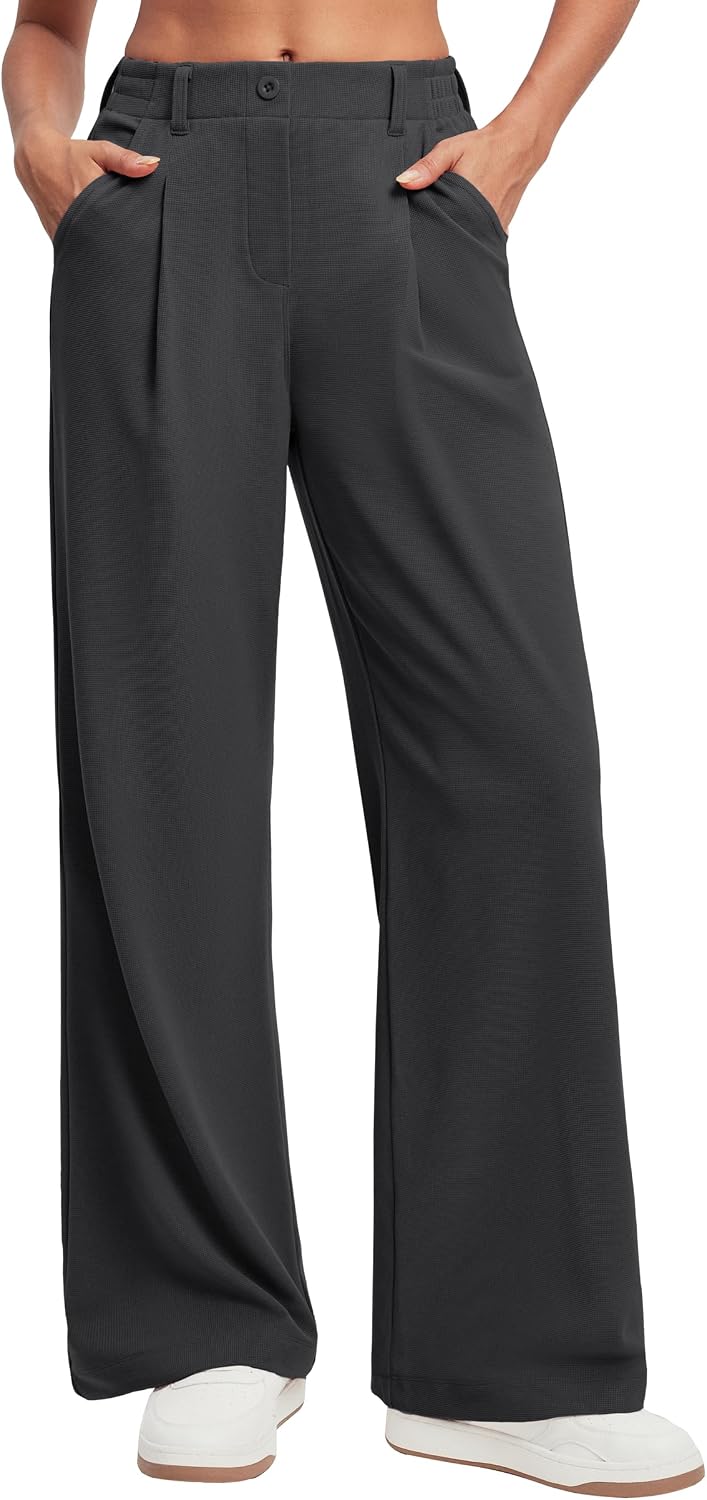 Ewedoos Wide Leg Dress Work Pants for Women Business Casual Office Outfits