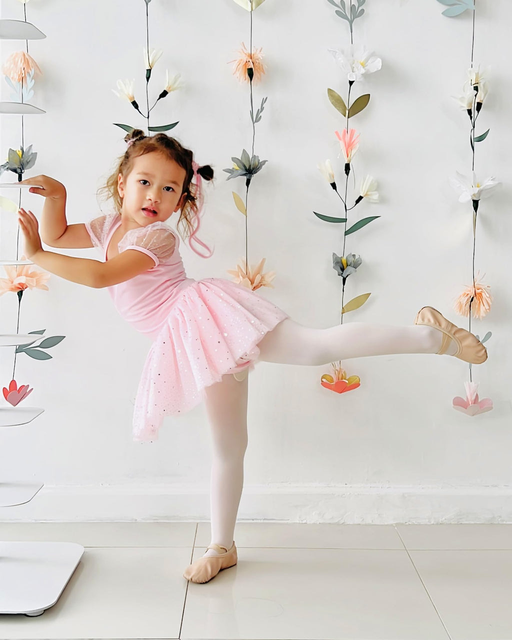 Stelle Ballet Shoes for Girls Toddler Soft Leather Split Sole