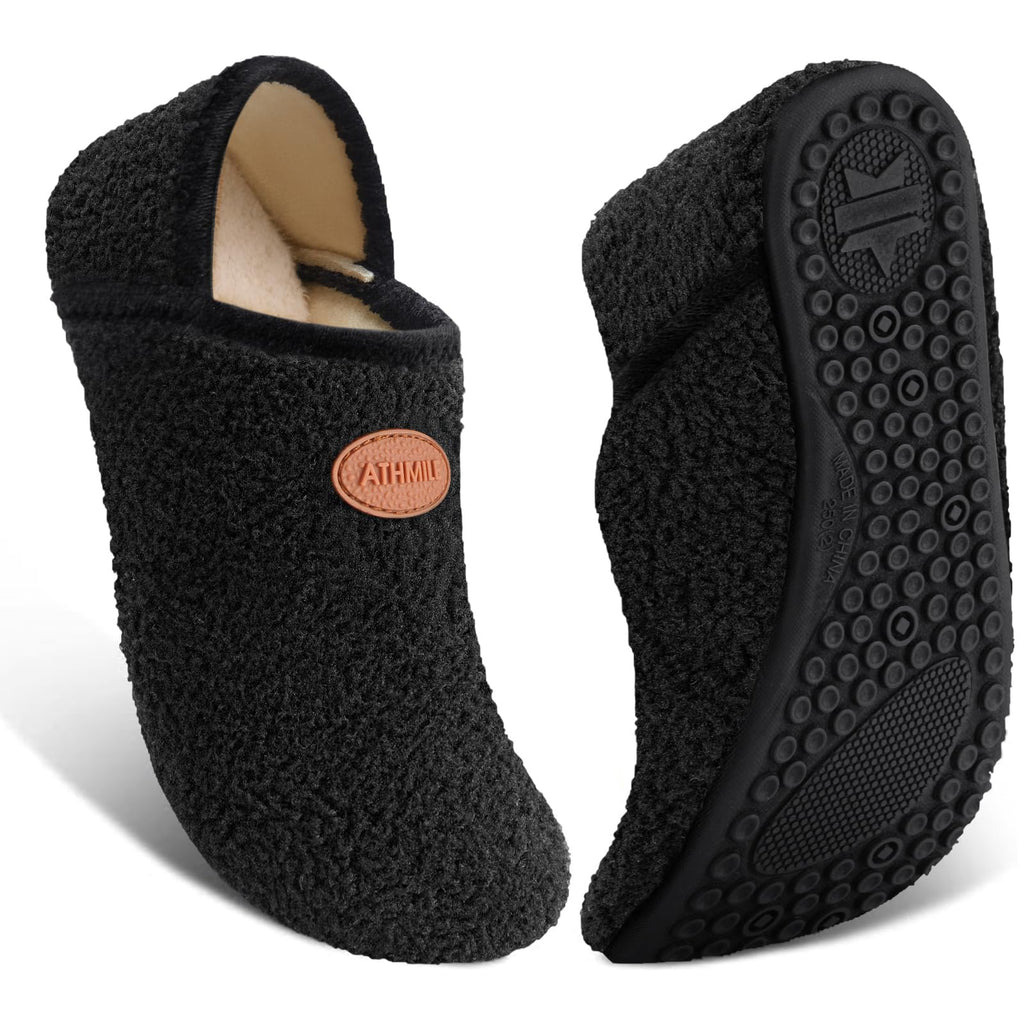 ATHMILE House Slippers for Women Men Indoor Barefoot House Shoes Soft Socks
