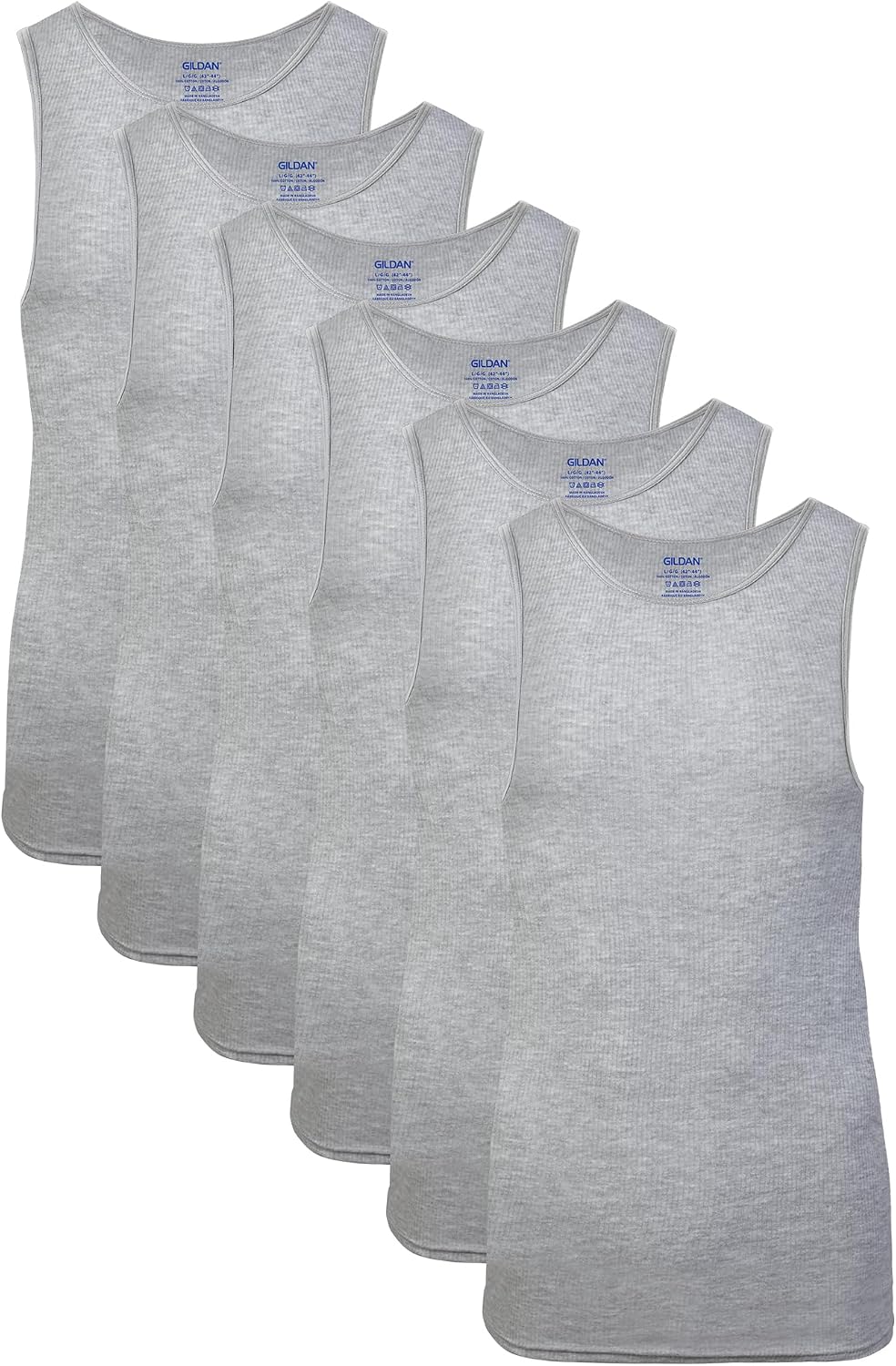 Gildan Men's A-Shirts Tanks Multipack