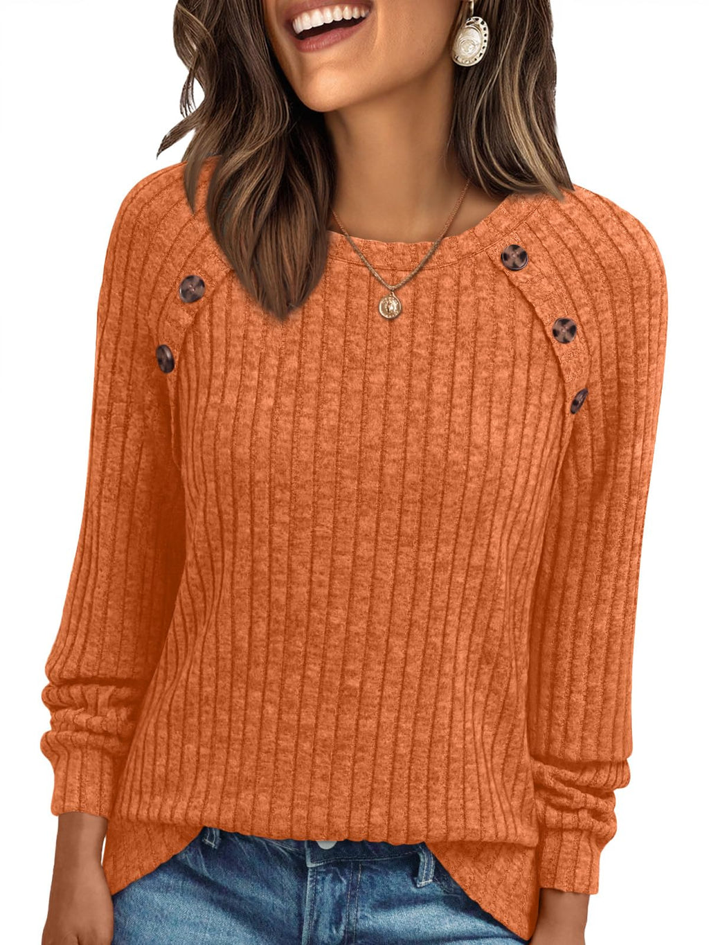 AUTOMET Womens Long Sleeve Shirts Fall Sweaters Business Casual Tops Blouse