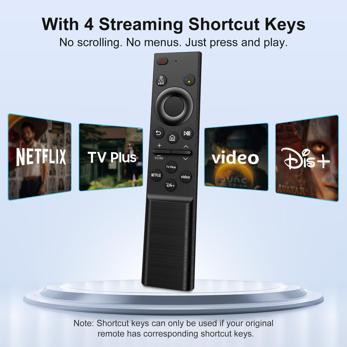 (2 Pack) Replacement Remote Control for Roku TV, for TCL Roku/Onn Roku TVs