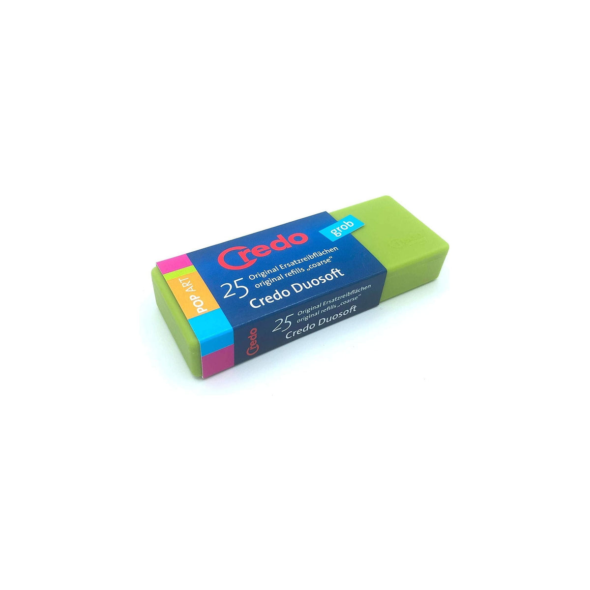 Credo Duosoft Footfile Refill Pads Coarse 25-Pack Box - 16 Oz