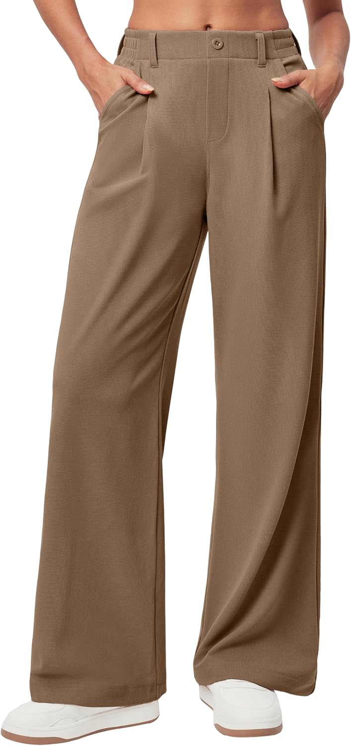 Ewedoos Wide Leg Dress Work Pants for Women Business Casual Office Outfits