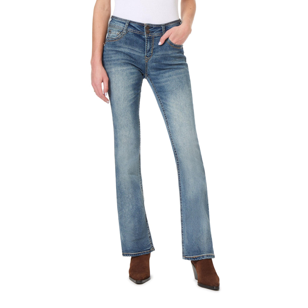 WallFlower Luscious Curvy Bootcut Jeans for Women, Sizes 0-24