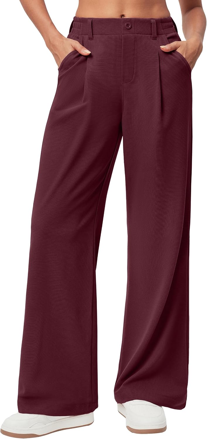 Ewedoos Wide Leg Dress Work Pants for Women Business Casual Office Outfits