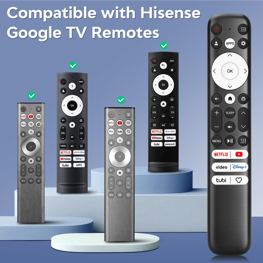 (2 Pack) Replacement Remote Control for Roku TV, for TCL Roku/Onn Roku TVs