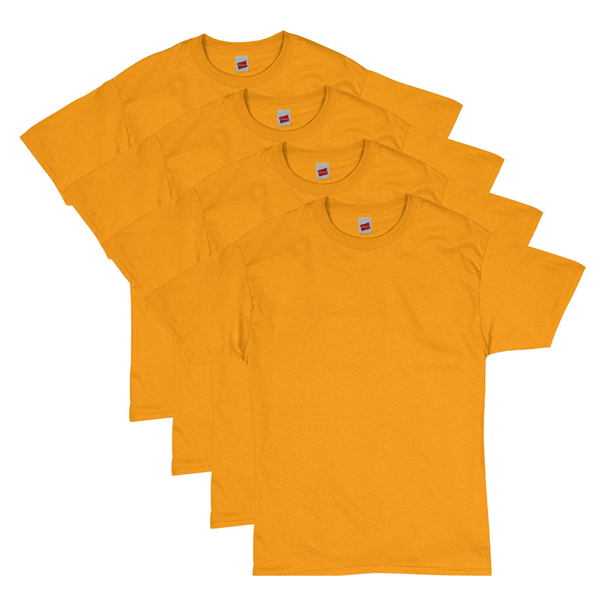 Hanes Men's T-Shirt Pack - 4 or 6 Pack - Essential-T Crewneck Cotton T-Shirts - Everyday Men's Clothing - Big & Tall