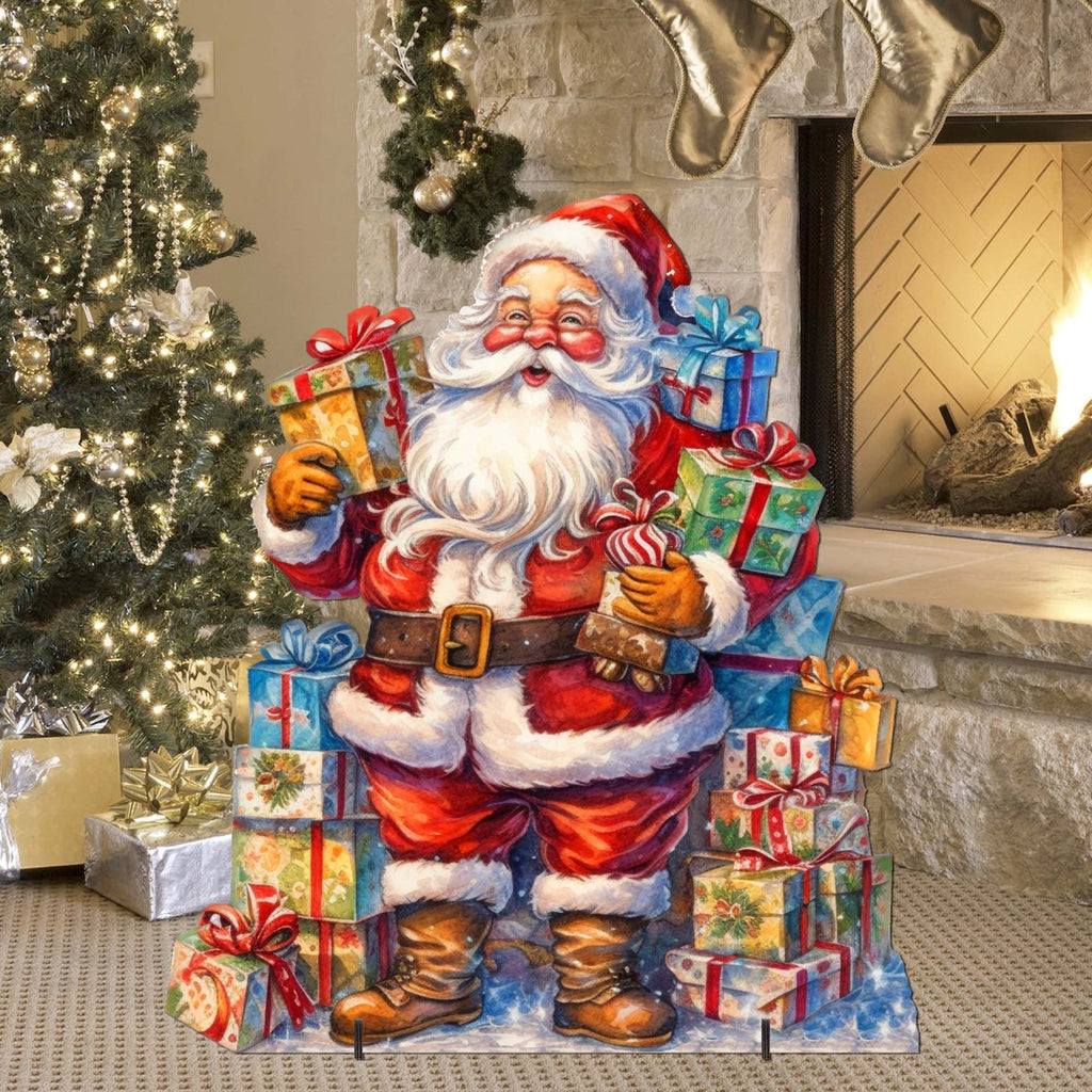 Merry Delivery Outdoor Decor by G. Debrekht - Christmas Santa Snowman Decor - 8611031F