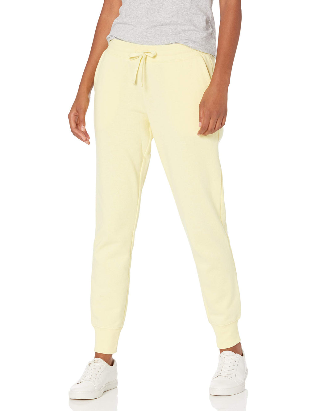 Amazon Essentials Women's Cotton Fleece Jogger Sweatpants with Drawstring (Available in Plus Size)