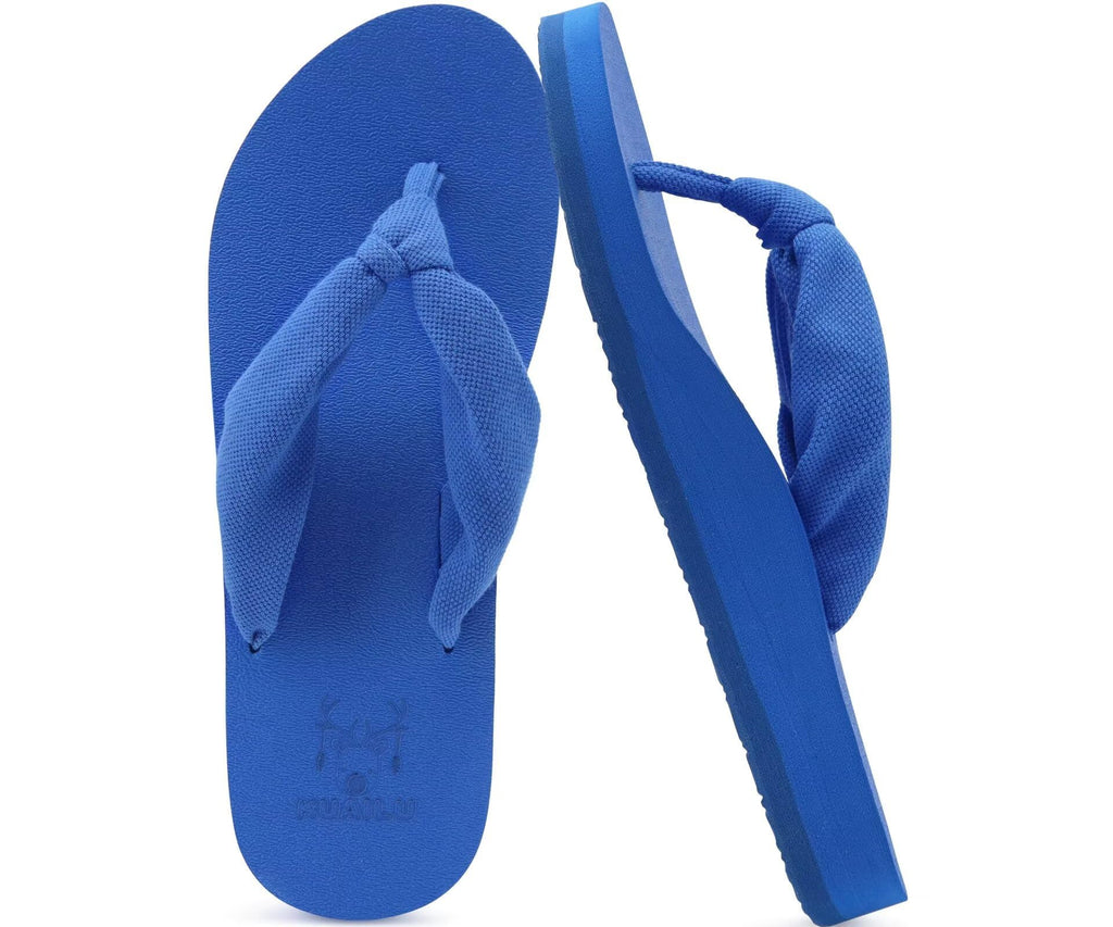 KuaiLu Flip Flops for Women with Arch Support Summer Beach Thong Sandals