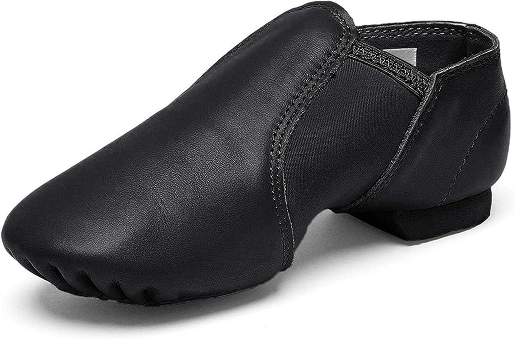Stelle Jazz Shoes for Girls Genuine Leather Slip-On Dance Shoes