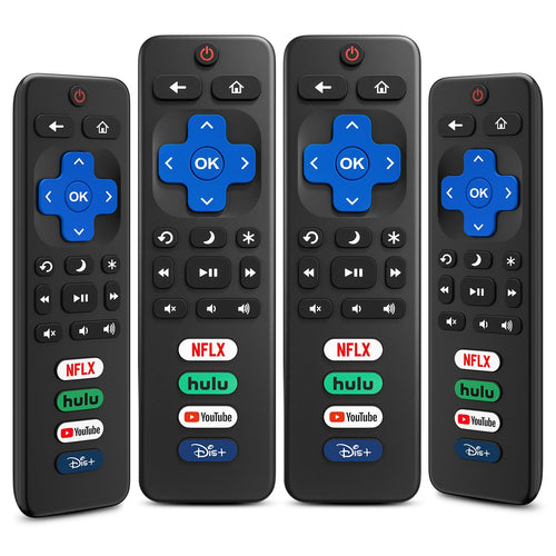 (2 Pack) Replacement Remote Control for Roku TV, for TCL Roku/Onn Roku TVs