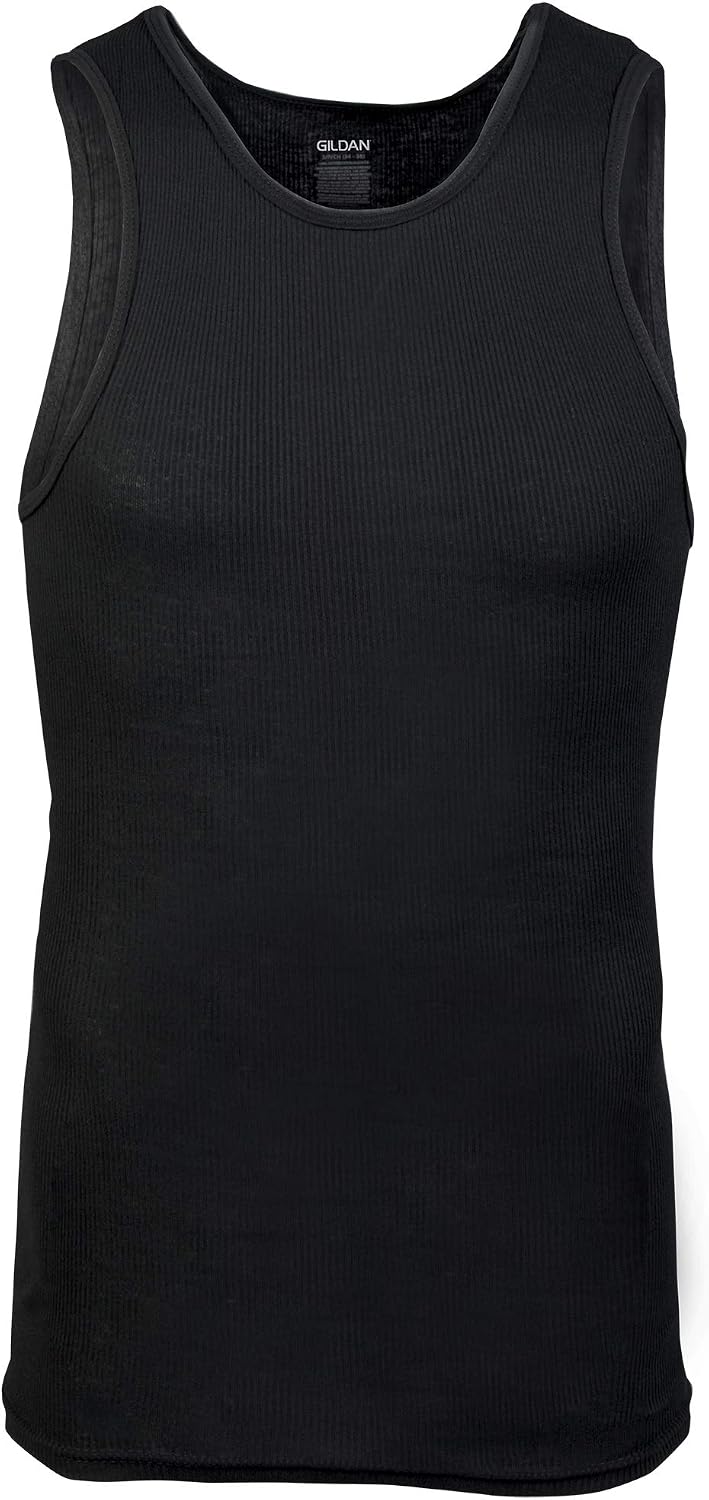 Gildan Men's A-Shirts Tanks Multipack