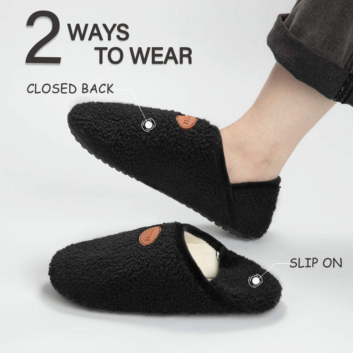 ATHMILE House Slippers for Women Men Indoor Barefoot House Shoes Soft Socks