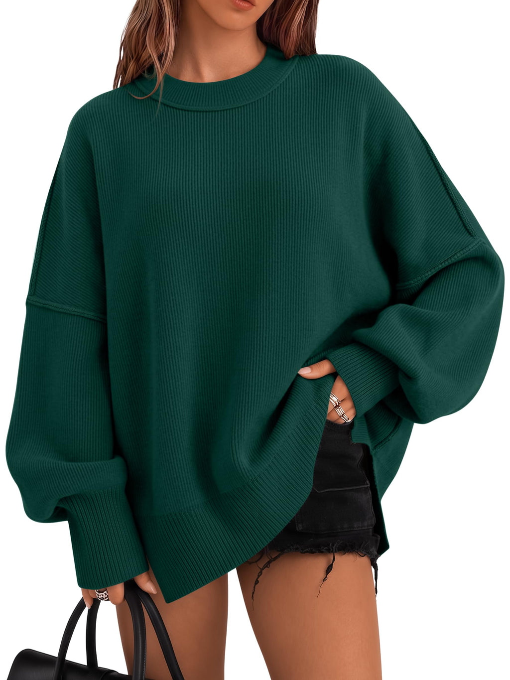 LILLUSORY Oversized Sweaters for Women 2026 Fall Fashion Outfits Clothes
