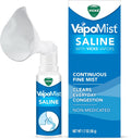 Vicks VapoMist Saline, Gentle Saline Mist with Soothing Vicks Vapors, Non- Medicated, 1.7 oz