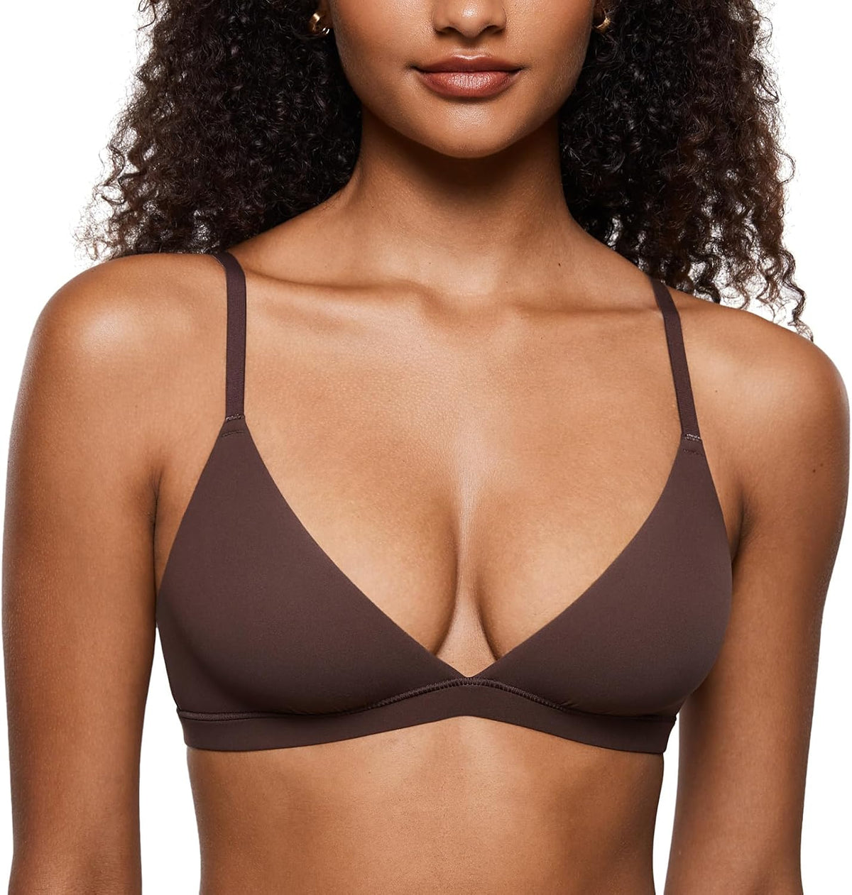INLYRIC Women's Unlined Triangle Bralette