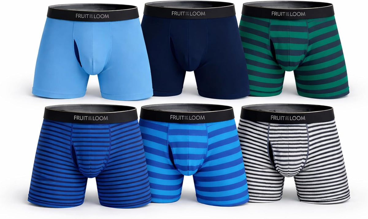 Fruit of the Loom Men's Coolzone Boxer Briefs, Moisture Wicking & Breathable