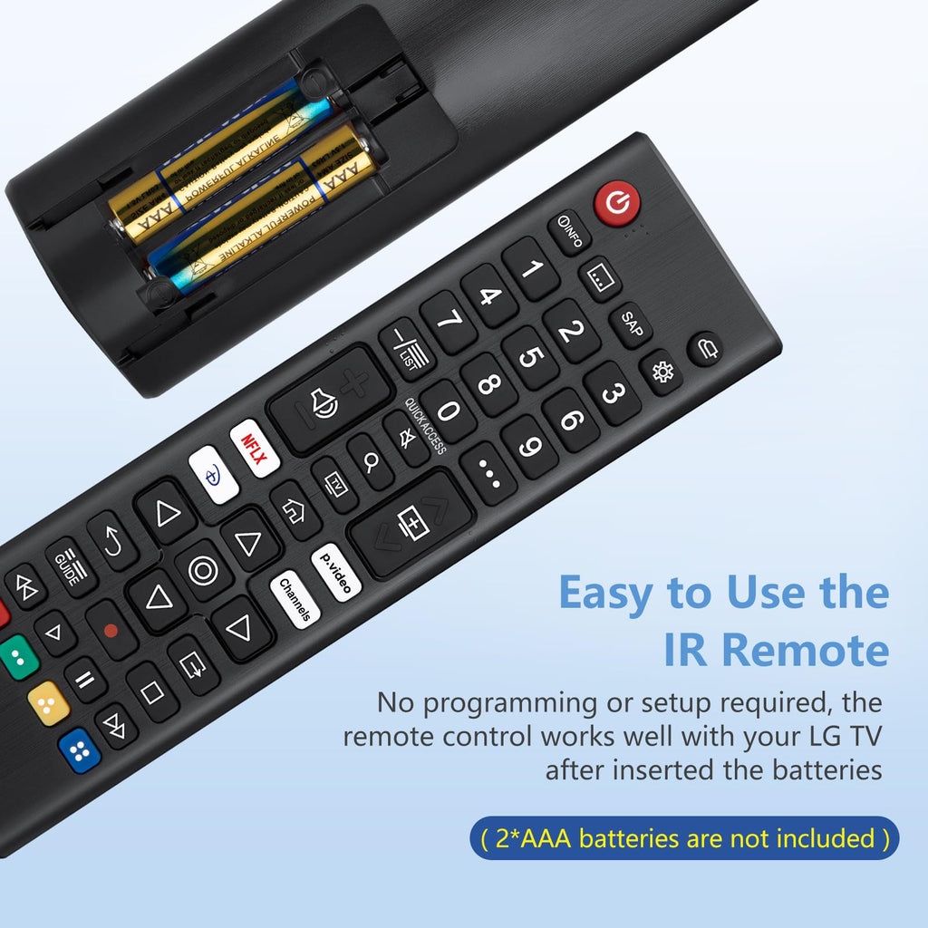(2 Pack) Replacement Remote Control for Roku TV, for TCL Roku/Onn Roku TVs
