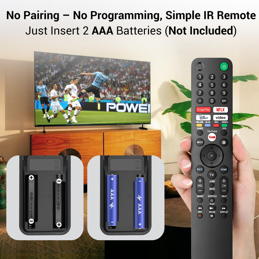 (2 Pack) Replacement Remote Control for Roku TV, for TCL Roku/Onn Roku TVs
