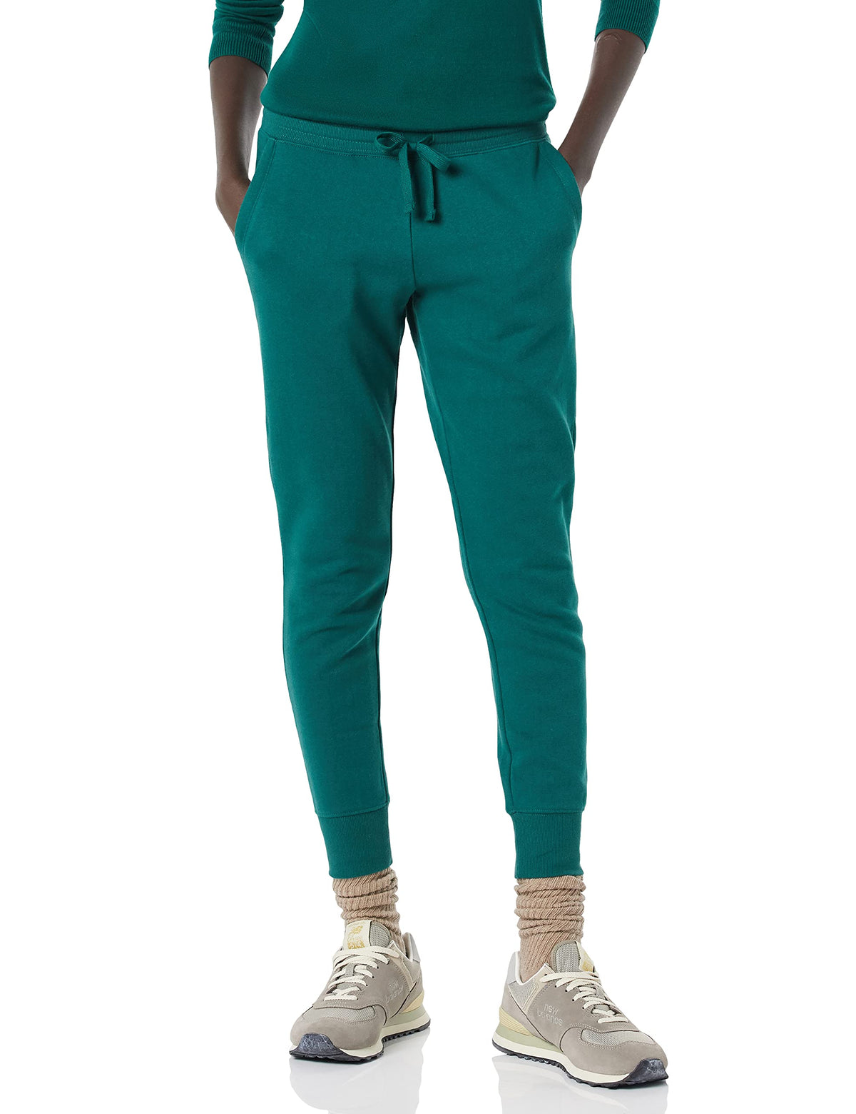 Amazon Essentials Women's Cotton Fleece Jogger Sweatpants with Drawstring (Available in Plus Size)