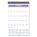 AT-A-GLANCE Repositionable Wall Calendar, 15.5 x 22.75, White/Blue/Red Sheets, 12-Month (Jan to Dec): 2023