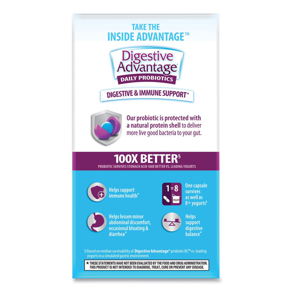 Digestive Advantage Daily Probiotic Capsule, 60 Count