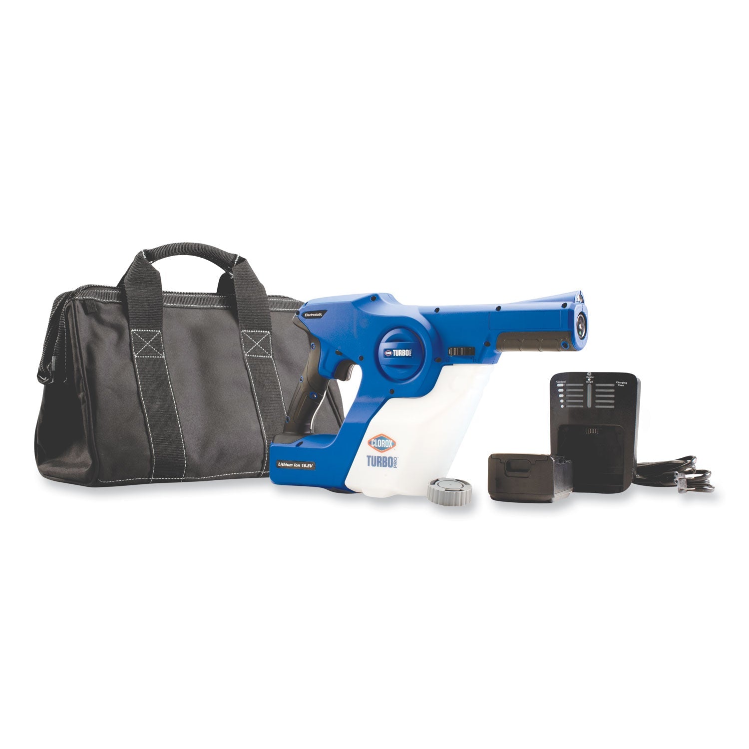 Clorox TurboPro Handheld Sprayer, 32 oz, White/Blue, 2/Carton