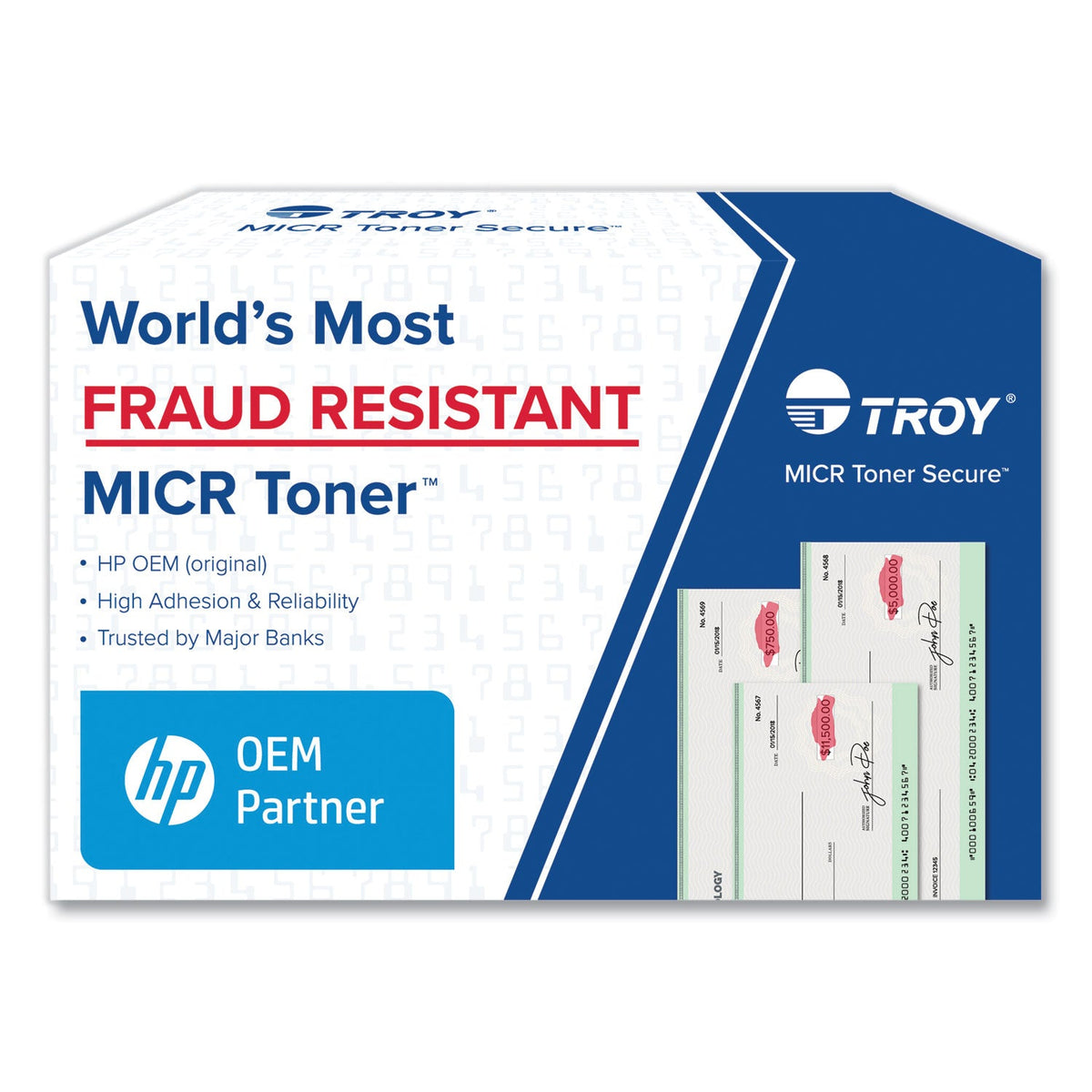 TROY 0281350500 90A MICR Toner, Alternative for CE390A, Black