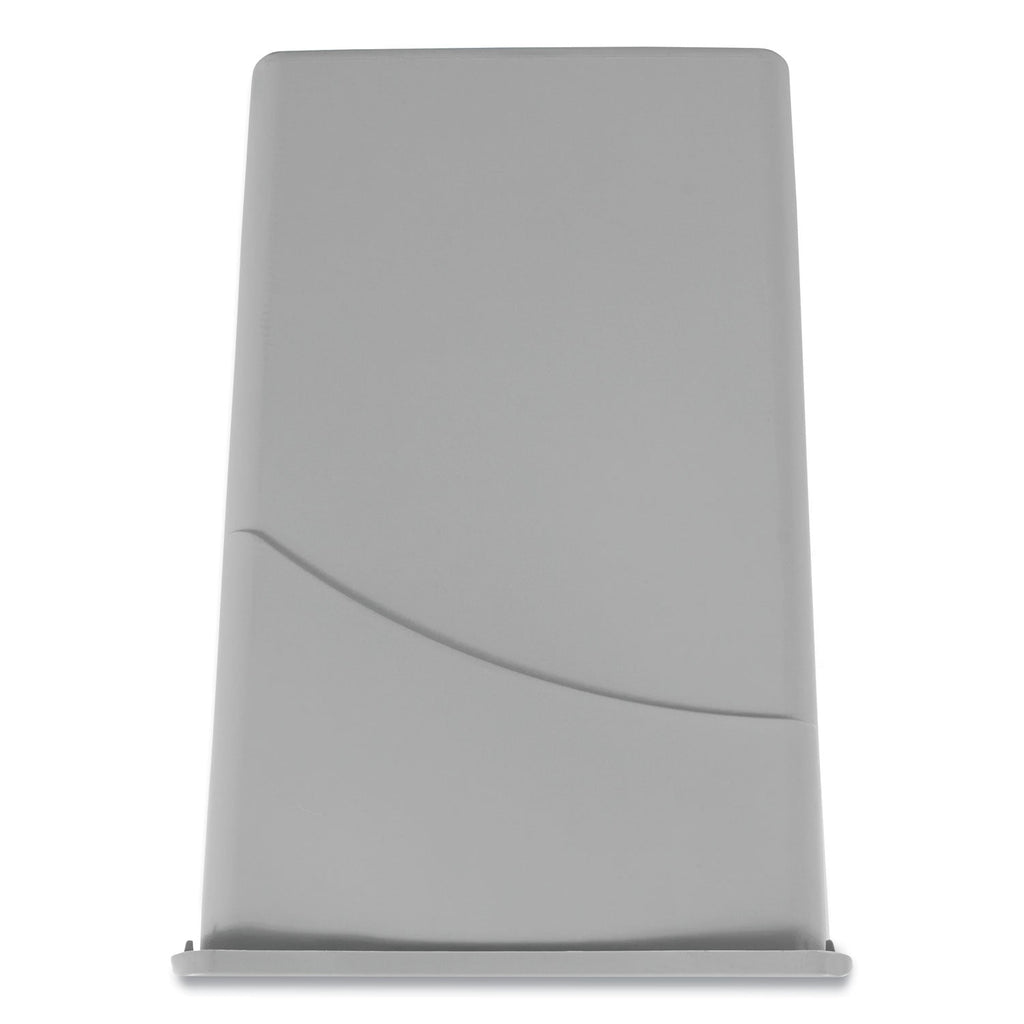 Boardwalk Slim Waste Container, 23 gal, Gray, Plastic