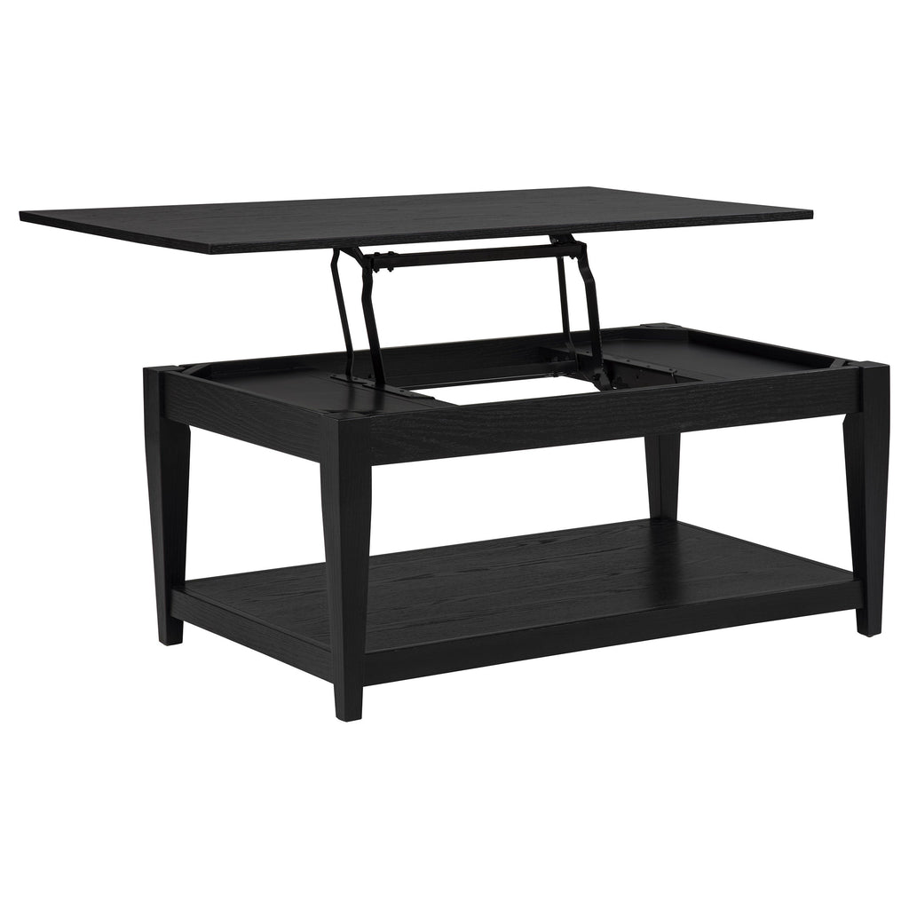 Lindenton Lift-Top Occasional Cocktail Coffee Table Black