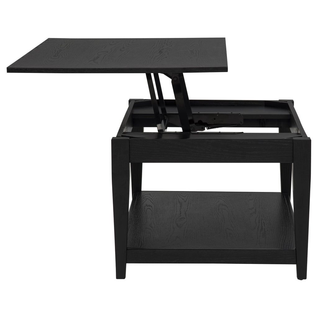 Lindenton Lift-Top Occasional Cocktail Coffee Table Black