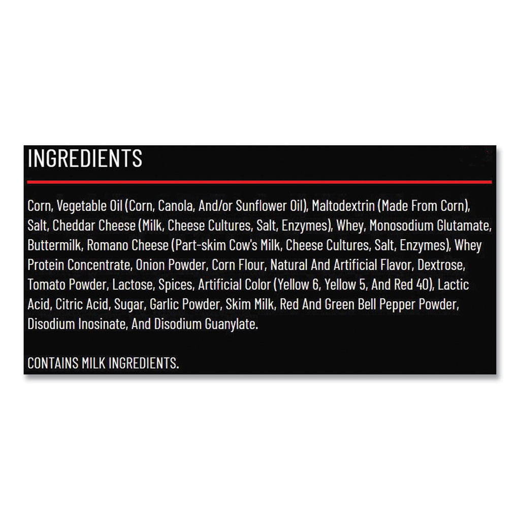 Doritos Nacho Cheese Tortilla Chips, 1.75 oz Bag, 64/Carton